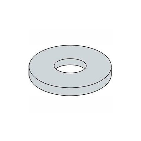 Titan Fasteners 3/16in Fender Washer - .19in I.D. - .047/.08in Thick - Steel - Zinc - Grade 2 - Pkg of 100 AZA03024